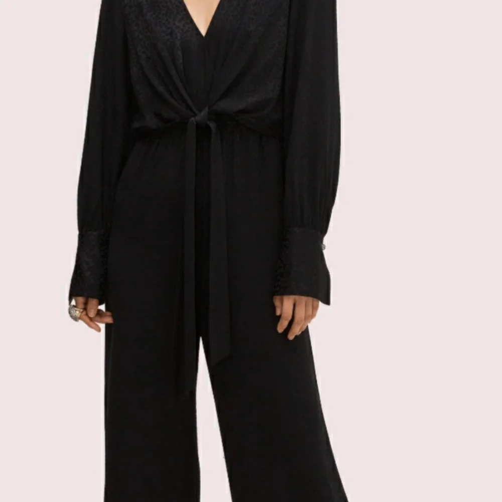 Kate Spade tie front jumpsuit - Picture 6 of 7